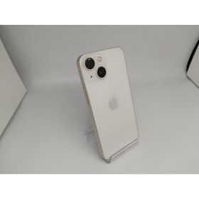【中古】Apple 国内版 【SIMフリー】 iPhone 13 mini 128GB スターライト MLJE3J/A【OSU301】保証期間１ヶ月【ランクC】