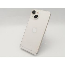 【中古】Apple SoftBank 【SIMフリー】 iPhone 13 mini 128GB スターライト MLJE3J/A【広島本通】保証期間１ヶ月【ランクC】