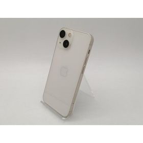 【中古】Apple docomo 【SIMフリー】 iPhone 13 mini 128GB スターライト MLJE3J/A【札幌南2条】保証期間１週間【ランクC】