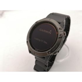 【中古】Garmin fenix 6X Pro Dual Power - Ti Black DLC Titanium band 010-02157-5D【神保町】保証期間１ヶ月【ランクA】