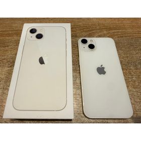 【中古正常品】iPhone13 128GB ホワイト SIMフリー MLND3J/A A538