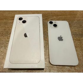 【中古美品】iPhone13 128GB ホワイト SIMフリー MLND3J/A A538