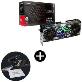 ASRock RX9070XT TC 16GO ブラック グラフィックボード + ASRockオリジナルマウスパッド セット