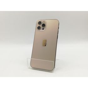 【中古】Apple au 【SIMロック解除済み】 iPhone 12 Pro 128GB ゴールド MGM73J/A【福岡筑紫】保証期間１ヶ月【ランクA】