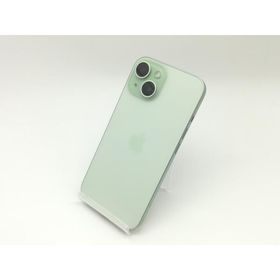 【中古】Apple 国内版 【SIMフリー】 iPhone 15 256GB グリーン MTMT3J/A【広島】保証期間１ヶ月【ランクC】