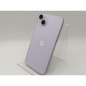 【中古】Apple docomo 【SIMフリー】 iPhone 14 Plus 128GB パープル MQ4E3J/A【神保町】保証期間１ヶ月【ランクC】