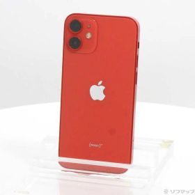【中古】Apple(アップル) iPhone12 mini 64GB プロダクトレッド MGAE3J／A SIMフリー 【295-ud】