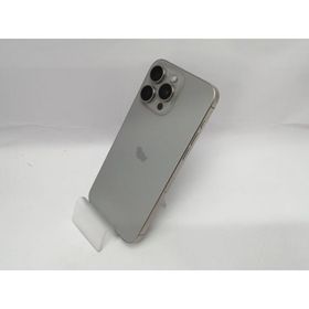 【中古】Apple 国内版 【SIMフリー】 iPhone 15 Pro Max 256GB ナチュラルチタニウム MU6R3J/A【川越クレアモール】保証期間１ヶ月【ランクC】