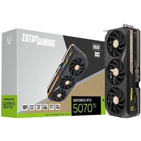 【新品】【即納】 【代引き不可】 ZOTAC GAMING GeForce RTX 5070 Ti SOLID OC 16GB GDDR7 グラフィックスカード ZT-B50710J-10P VD9057