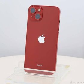 〔中古〕Apple(アップル) iPhone13 128GB プロダクトレッド MLNF3J／A SIMフリー〔348-ud〕
