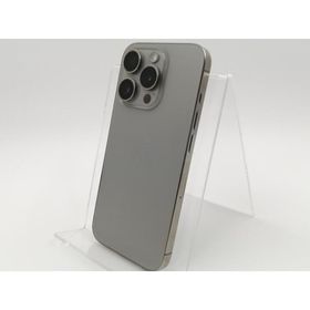 【中古】Apple 国内版 【SIMフリー】 iPhone 15 Pro 1TB ナチュラルチタニウム MTUT3J/A【千葉】保証期間１ヶ月【ランクB】