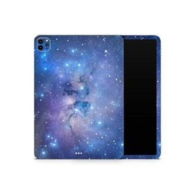 DesignSkinz - Compatible with iPad Pro 12.9" 4th Gen - Skin Decal Protective Scratch Resistant Vinyl Wrap - Blue ＆ Purple Mixed Universe_並行輸入