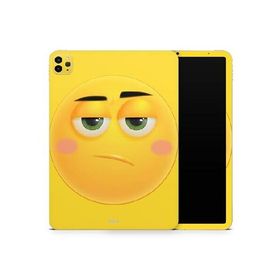 DesignSkinz - Compatible with iPad Pro 12.9" 1st Gen - Skin Decal Protective Scratch Resistant Vinyl Wrap - So What Friendly Emoticons_並行輸入