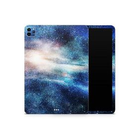 DesignSkinz - Compatible with iPad Pro 12.9" 4th Gen - Skin Decal Protective Scratch Resistant Vinyl Wrap - Blue ＆ Gold Glowing Star-Wave_並行輸入