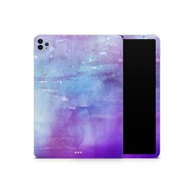 DesignSkinz - Compatible with iPad Pro 12.9" 4th Gen - Skin Decal Protective Scratch Resistant Vinyl Wrap - Blotted Purple 896 Absorbed Water_並行輸入