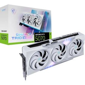 MSI GeForce RTX 5070 12G GAMING TRIO OC WHITE グラフィックスボード VD9067 V532-021R ビデオカード グラボ ホワイト 白 自作PC 4711377303934