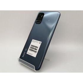 【中古】Xiaomi SoftBank 【SIMフリー】 Redmi Note 10T アジュールブラック 4GB 64GB A101XM【三宮駅前】保証期間１ヶ月【ランクB】
