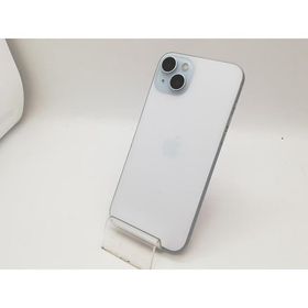 【中古】Apple SoftBank 【SIMフリー】 iPhone 15 Plus 128GB ブルー MU0D3J/A【アリオ倉敷】保証期間１ヶ月【ランクB】