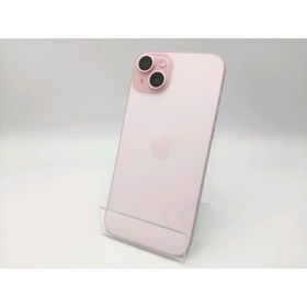 【中古】Apple 国内版 【SIMフリー】 iPhone 15 Plus 128GB ピンク MU093J/A【ECセンター】保証期間１ヶ月【ランクB】