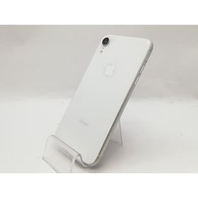 【中古】Apple docomo 【SIMロック解除済み】 iPhone XR 64GB ホワイト MT032J/A【府中ル・シーニュ】保証期間１ヶ月【ランクC】
