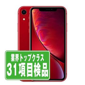 iPhoneXR 64GB RED SIMフリー 中古 本体 良品 スマホ 7日間返品OK あすつく ipxrmtm964