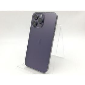 【中古】Apple au 【SIMフリー】 iPhone 14 Pro Max 1TB ディープパープル MQ9N3J/A【津田沼】保証期間１ヶ月【ランクC】