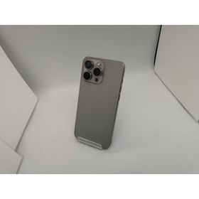 【中古】Apple SoftBank 【SIMフリー】 iPhone 15 Pro Max 256GB ナチュラルチタニウム MU6R3J/A【大須アメ横】保証期間１ヶ月【ランクC】