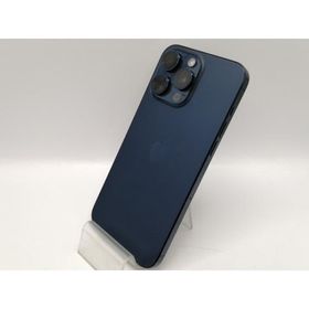 【中古】Apple 国内版 【SIMフリー】 iPhone 15 Pro Max 512GB ブルーチタニウム MU6X3J/A【大須アメ横】保証期間１ヶ月【ランクC】