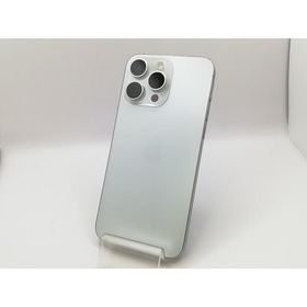 【中古】Apple 国内版 【SIMフリー】 iPhone 15 Pro Max 256GB ホワイトチタニウム MU6Q3J/A【戸塚】保証期間１ヶ月【ランクB】