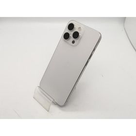 【中古】Apple 国内版 【SIMフリー】 iPhone 15 Pro Max 256GB ホワイトチタニウム MU6Q3J/A【大須アメ横】保証期間１ヶ月【ランクC】