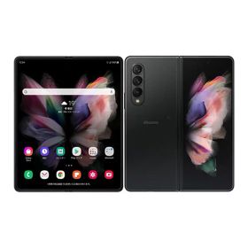 【中古】【安心保証】 Galaxy Z Fold3 5G SC-55B[256GB] docomo ファントムブラック