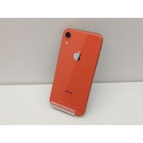 【中古】Apple docomo 【SIMロック解除済み】 iPhone XR 128GB コーラル MT0T2J/A【仙台イービーンズ】保証期間１ヶ月【ランクB】