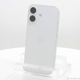 〔中古〕Apple(アップル) iPhone16 512GB ホワイト MYE33J／A SIMフリー〔276-ud〕