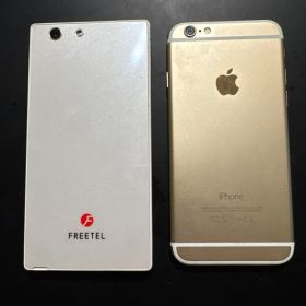 ジャンク iPhone 6 とフリーテル スマホ