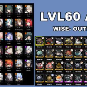 ゼンレスゾーンゼロ AR60 77x5* WISE - REMIELLE + VELINA +CLARET + SUNNA + YE SHUANGUANG+ YUZUHA +ALICE+ JUFUFU+ LIGHTER+ MIYABI+ EVELYN + ELLEN + ASTRAYAO+ HUGO + LUCIA+