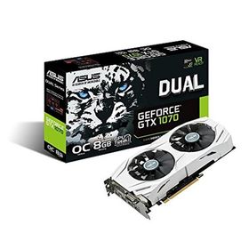 ASUS NVIDIA GeForce GTX1070搭載ビデオカード オーバークロック メモリ8GB DUAL-GTX1070-O8G