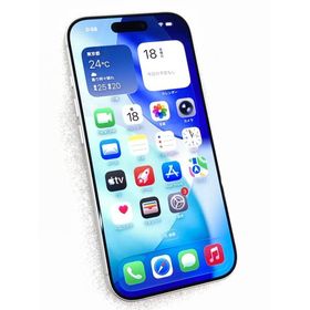 中古 Apple iPhone 17 256GB ホワイト MG684J/A SIMフリー ※要eSIM ※赤ロム保証あります