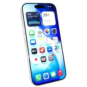 中古 Apple iPhone17 256GB ホワイト MG684J／A SIMフリー ※要eSIM ※赤ロム保証あります