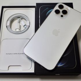 Apple版 SIMフリー iPhone12 Pro Max 128GB シルバー 電池100%