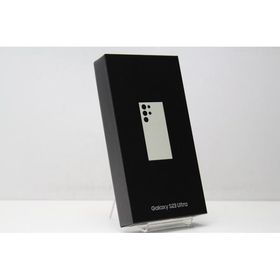 新品未使用 スマートフォン 本体 Galaxy S23 Ultra SCG20 Samsung SIMフリー SIMフリー 赤ロム保証 256GB ホワイト