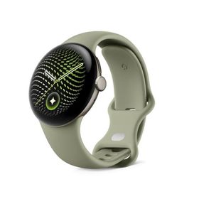 【新品未開封】Google Pixel Watch 5 41mm Satin Pyrite アルミケース/Olive アクティブ バンド(第 2 世代)Wi-Fi 0840353961920