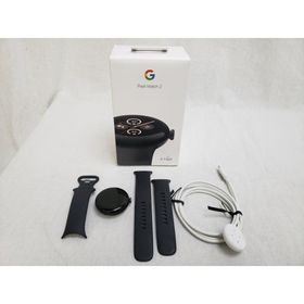 (中古)(Google) Pixel Watch2 Wi-Fiモデル アルミケース/アクティブバンド マットブラック GA05029-GB