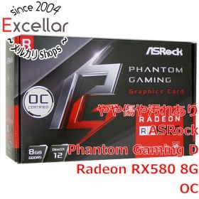 [bn:12] ASRock製グラボ Phantom Gaming D Radeon RX580 8G OC PCIExp 8GB 元箱あり
