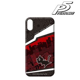 ペルソナ5 多機能iPhoneケース ICカード入れ・鏡付き (モルガナ)(対象機種/iPhone 6/6s/7/8)