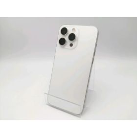 【中古】Apple 国内版 【SIMフリー】 iPhone 15 Pro Max 256GB ホワイトチタニウム MU6Q3J/A【ECセンター】保証期間1ヶ月【ランクB】
