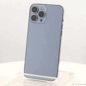 〔中古〕Apple(アップル) iPhone13 Pro Max 512GB シエラブルー MLJX3J／A SIMフリー〔276-ud〕