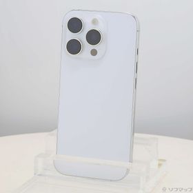 (中古)Apple iPhone16 Pro 128GB ホワイトチタニウム MYMW3J/A SIMフリー(368-ud)