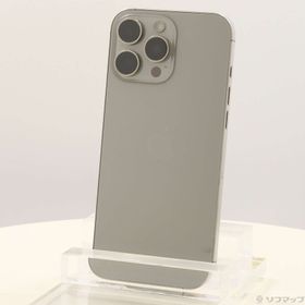 (中古)Apple iPhone16 Pro Max 256GB ナチュラルチタニウム MYWK3J/A SIMフリー(276-ud)