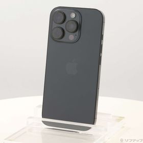 (中古)Apple iPhone16 Pro 256GB ブラックチタニウム MYN03J/A SIMフリー(344-ud)