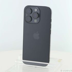 (中古)Apple iPhone16 Pro 256GB ブラックチタニウム MYN03J/A SIMフリー(377-ud)